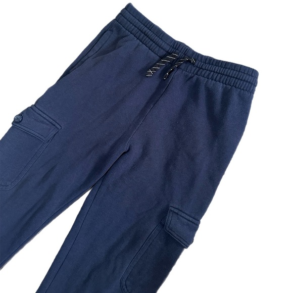 Joe Fresh Boys Navy Blue Joggers Sweatpants Size 10-12 - Picture 2 of 5